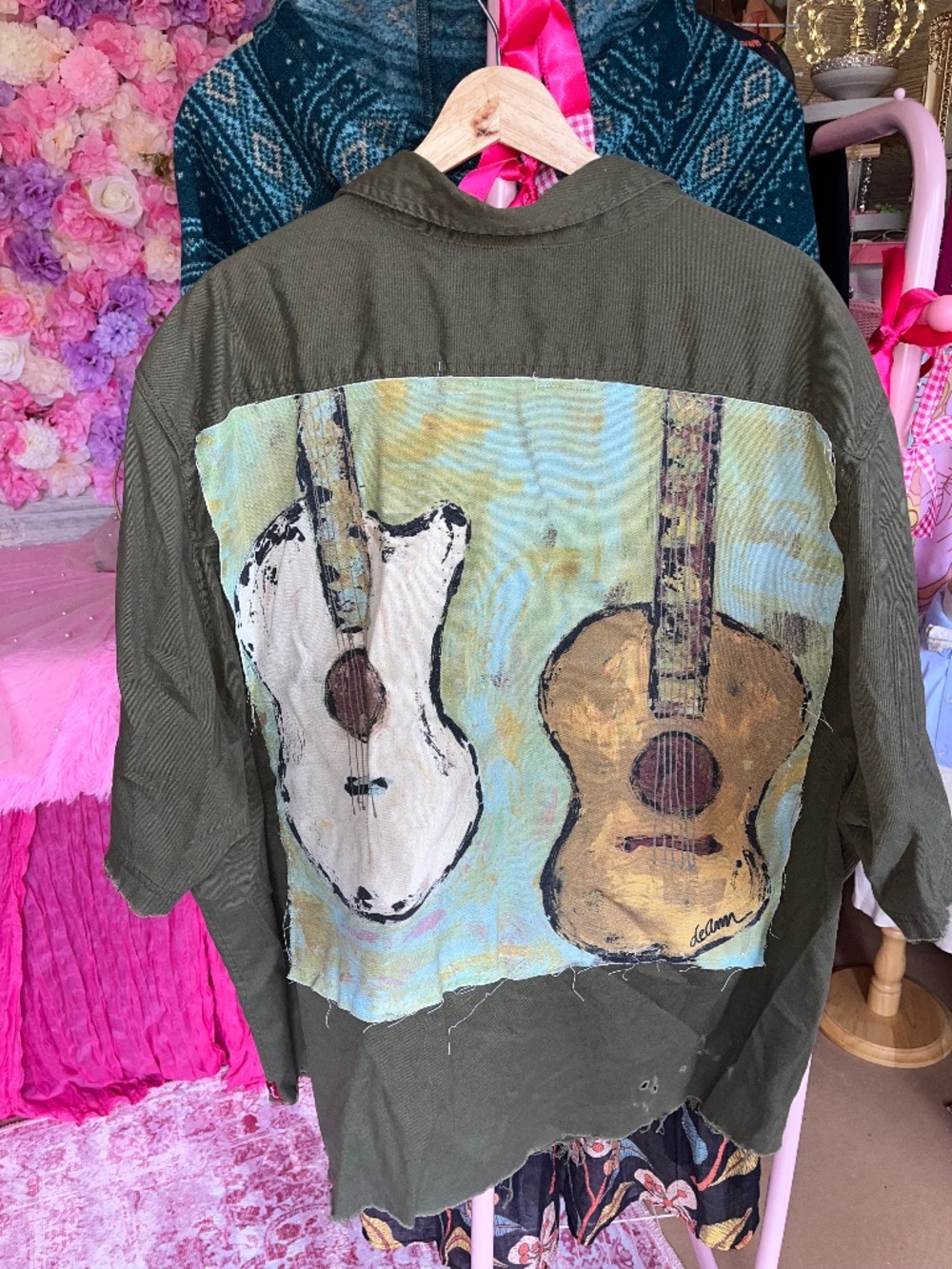 Hand Painted Wrangler Button Down